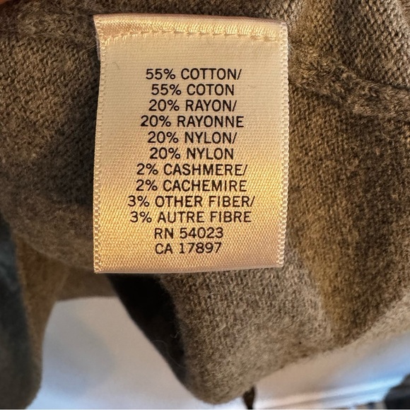 Banana Republic Colorblock Drawstring Collar Oversized Sweatshirt Tunic Sz M - Picture 7 of 8